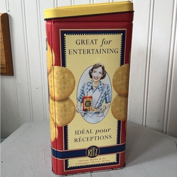 1995 Ritz cracker tin - Picture 2 of 6
